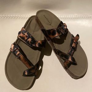 Madden Girl Animal Print Sandals NEW